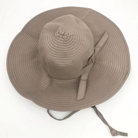 Swim Zip Taupe Canvas 4.5” brim Sun Protection Outdoor Performance Hat - Picture 8 of 16